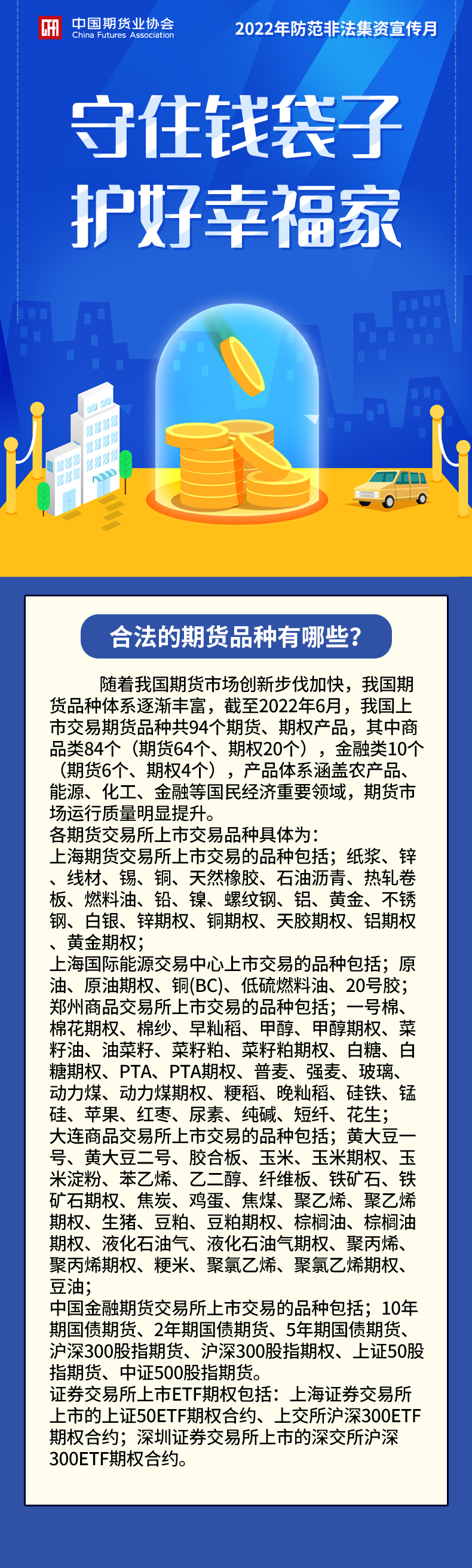 【2022年防范非法集資宣傳月】合法的期貨品種有哪些？